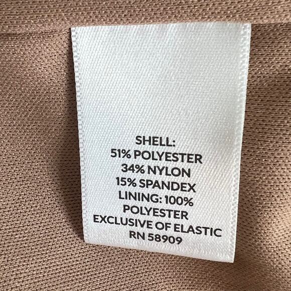 Nurture by Westbound Womens Tunic 2X Brown Animal Print Velvet Long Sleeve - Picture 5 of 8